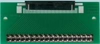 Adapterplatine Nullkraftstecker Raster 1,0mm / Stiftstecker Raster 2,54mm
